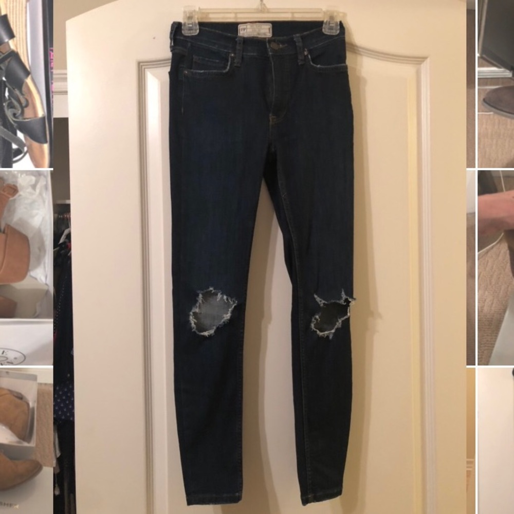 Free People High Waist Skinny Jean